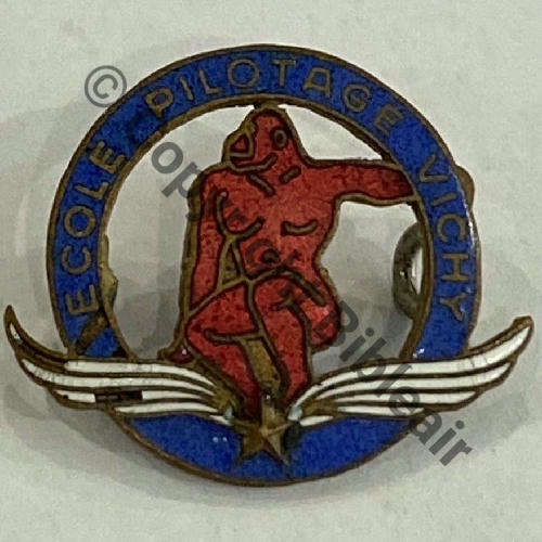 NH  ECOLE PILOTAGE VICHY  A.AUGIS LYON 2Li 2Anneaux Dos lisse No84 Eclats NON EVIDE BRAS JAMBES Src.cerisier888 85Eur12.20 